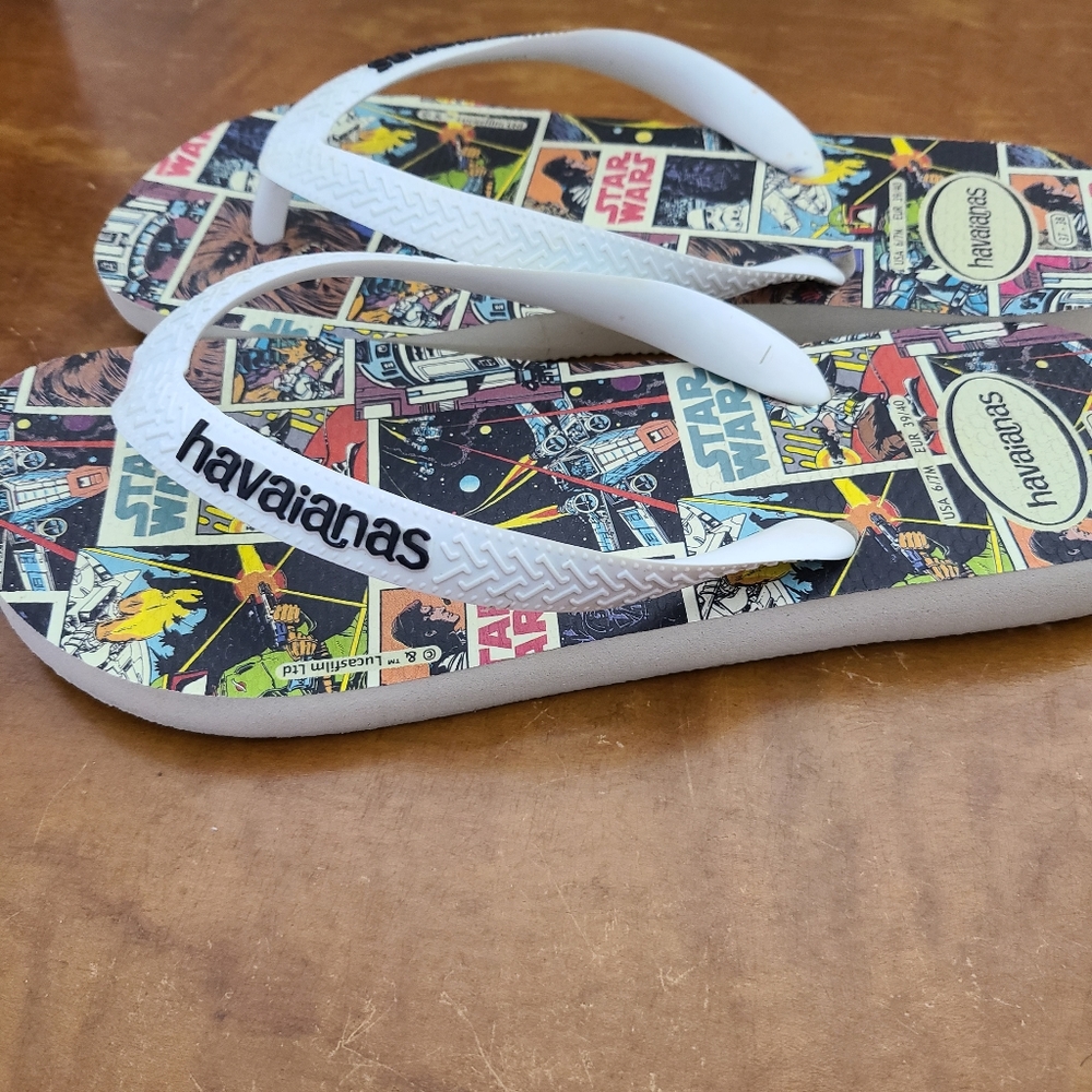 Star Wars Havaianas Flip Flops Slippers - Picture 5 of 6
